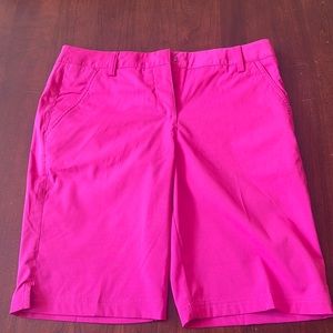 Puma pink golf shorts
